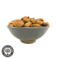 a bowl of Australian grown raw almonds
