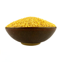 A bowl of Australian grown hulled millet