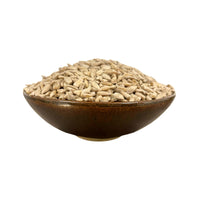 A bowl of Australian grown organic sunflower seeds.