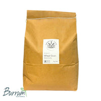 A bag of Australian grown organic hard red wheat. This hard red wheat is perfect for home milling and ideal for your next sourdough loaf
