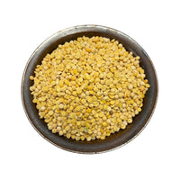 A bowl of Australian grown yellow split peas