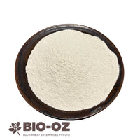 loose fine white buckwheat flour from Australian grown buckwheat