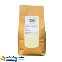 Organic white kamut flour. Australian grown khorasan flour. Ancient Grain