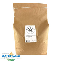 Brown Rice - Medium Grain, Rainfed, Biodynamic 5kg-Pulse & Grain-Slater Farms-Sovereign Foods-Rainfed Rice-Australian Grown Bulk Foods