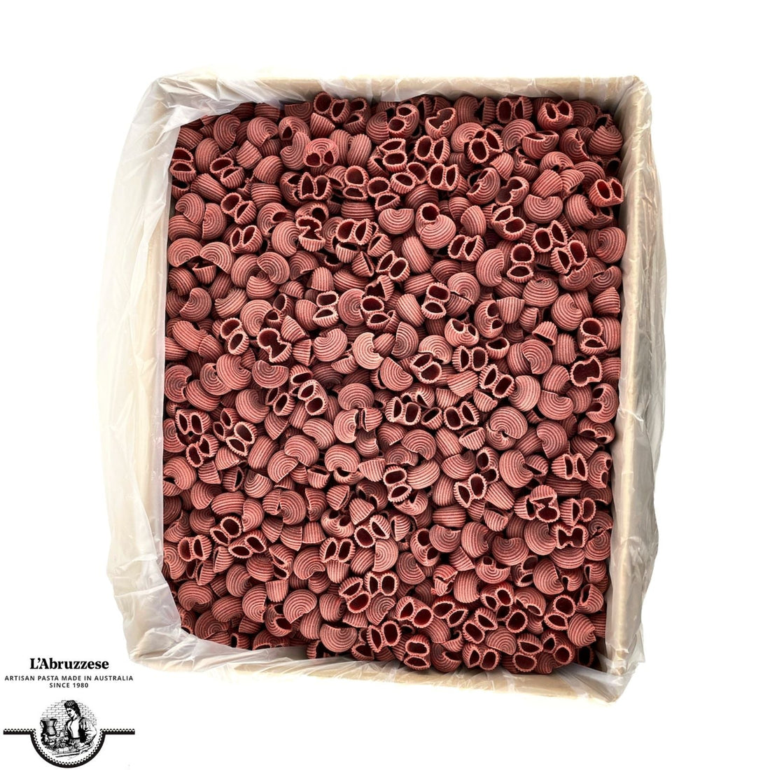 Brown Rice Millet & Beetroot Gluten Free Elbows 5kg-Grocery-L'Abruzzese-Sovereign Foods-Australian Made-Australian Ingredients-Australian Pasta-Organic