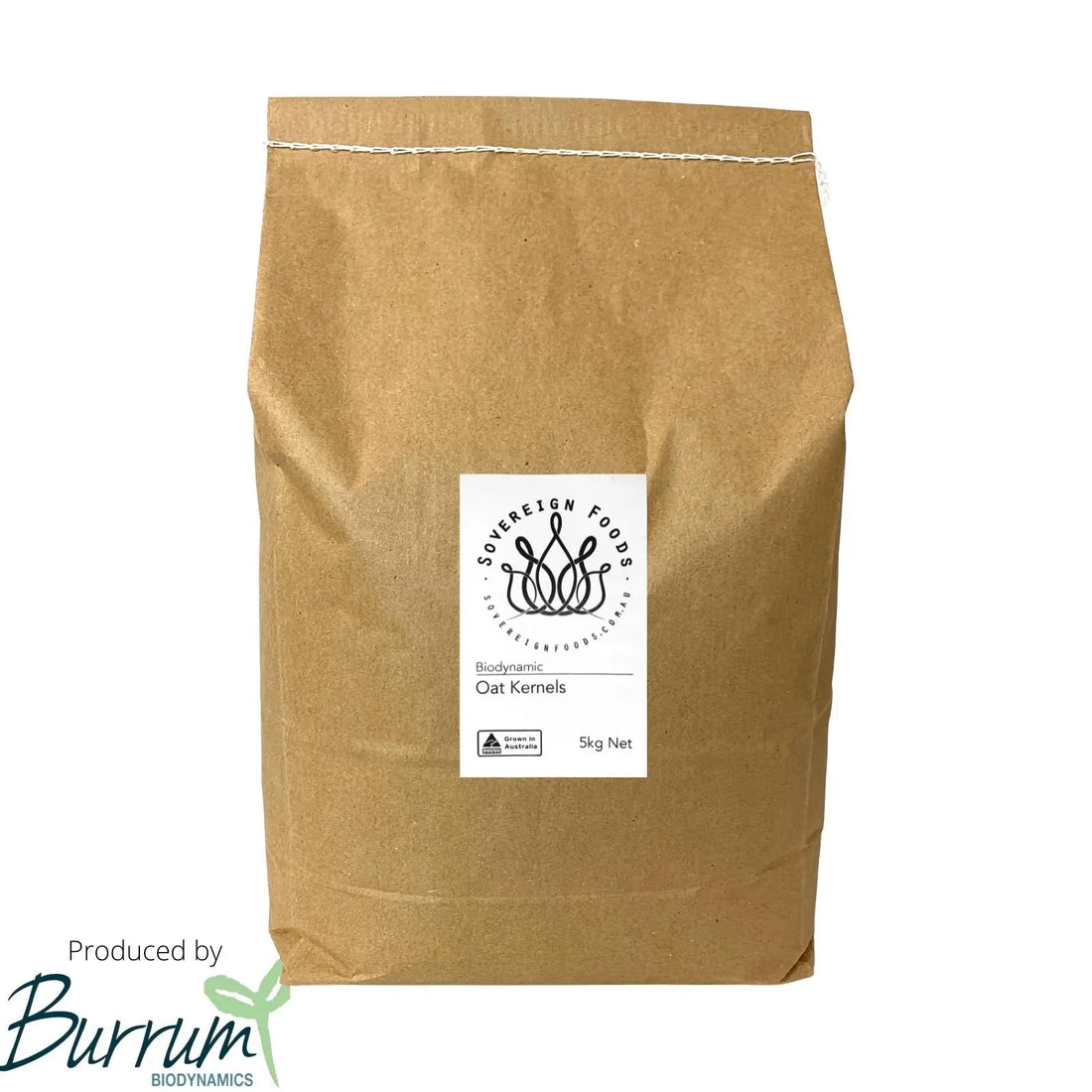 Oat Groats Biodynamic 5kg-Pulse & Grain-Burrum Biodynamics-Sovereign Foods-Oats-Bulk-Organic-Australian Grown-