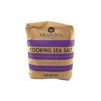 Sea Salt Cooking 1kg-Grocery-Olsson's Pacific-Sovereign Foods-Salt-Australian Produced-Australian Bulk Foods