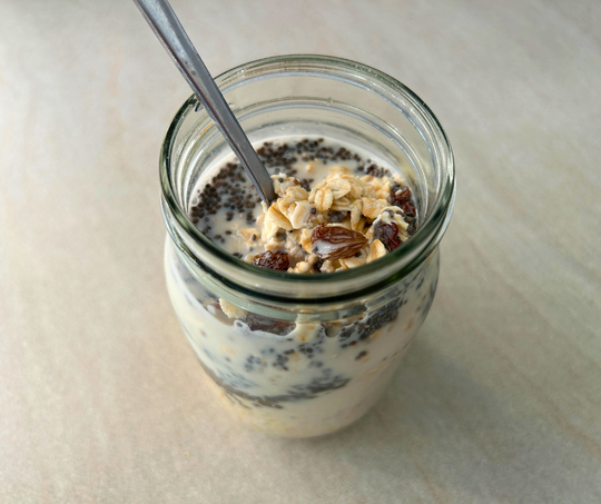 overnight oats chia pudding