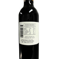 The back of fig Sauce bottle made from Australian grown figs
