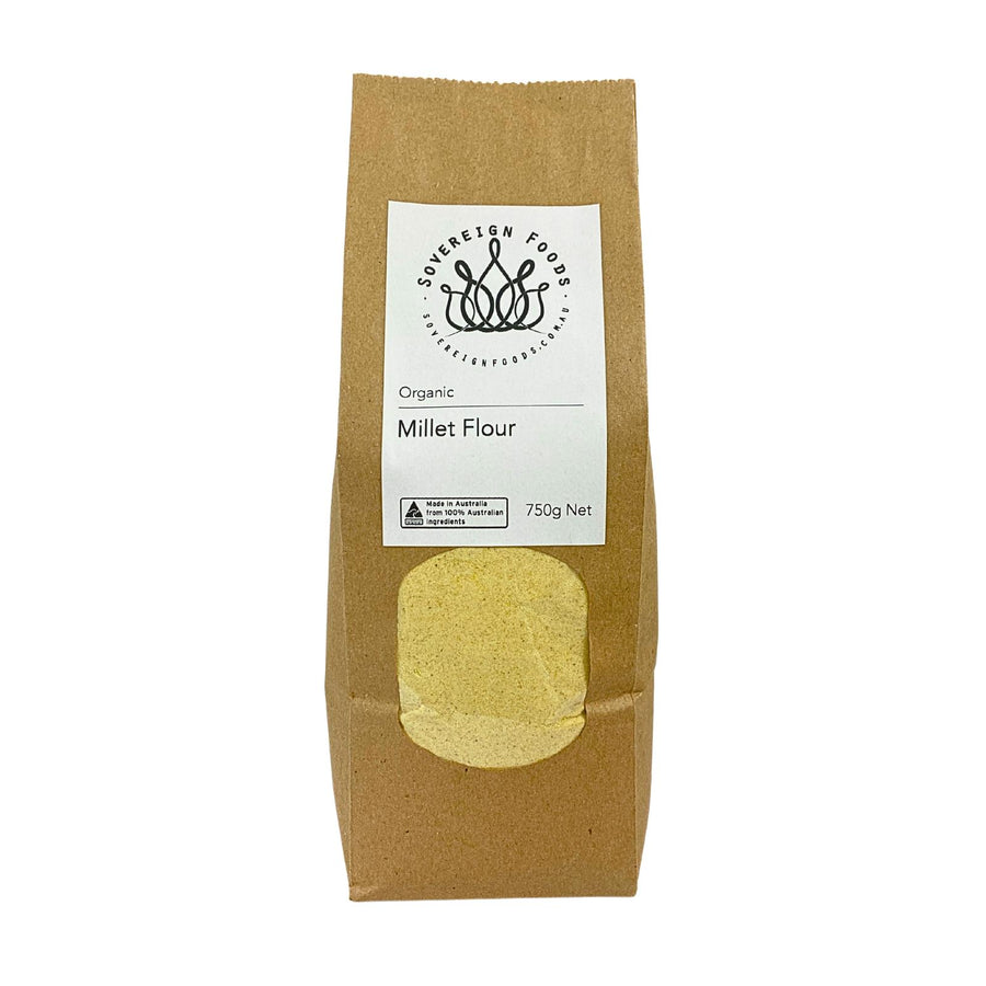 Australian Grown Millet flour Gluten Free and organic