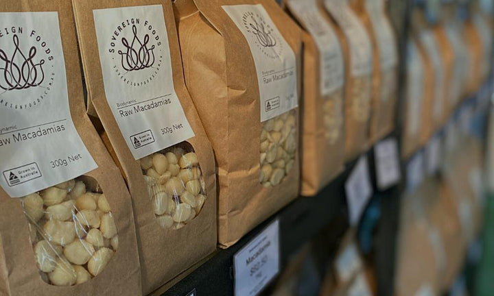 Australian grown nuts and seeds from Australian organic farms