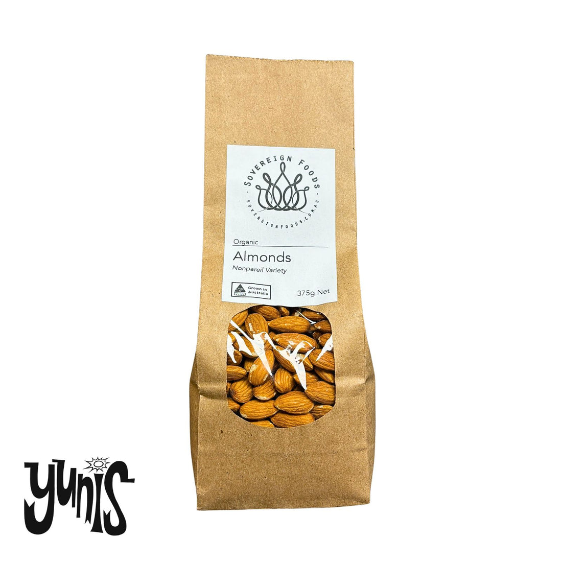 Almonds Organic 375g