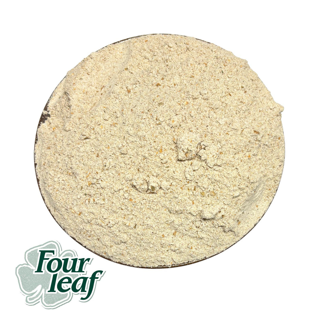 a bowl of loose organic rye flour. 