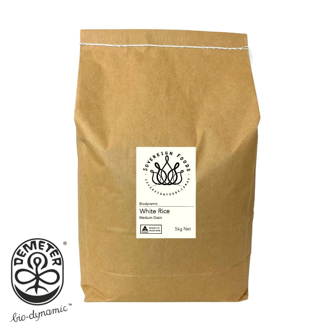 White Rice Medium Grain Biodynamic 5kg