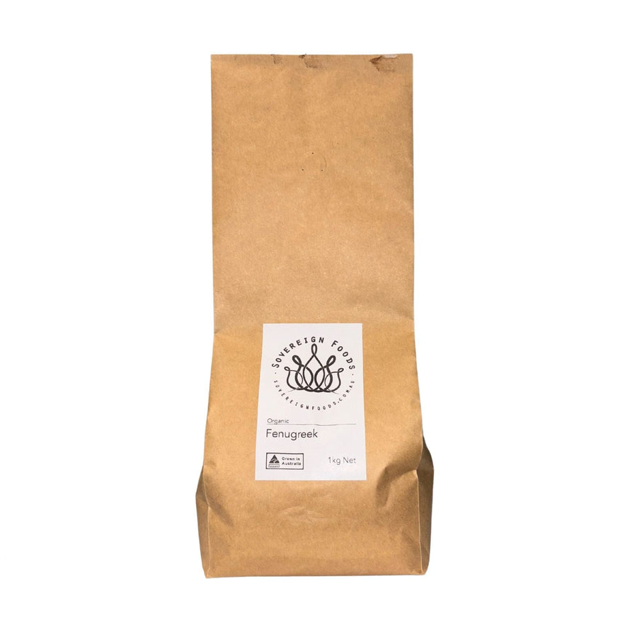 Organically grown fenugreek seeds. Great for sprouting or as a spice