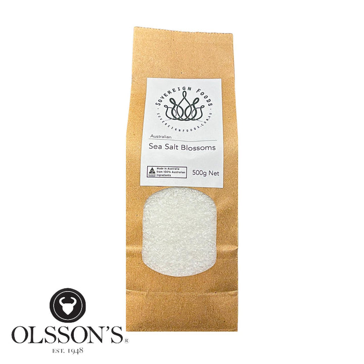 A bag of Australian Sea Salt Flake Blossoms