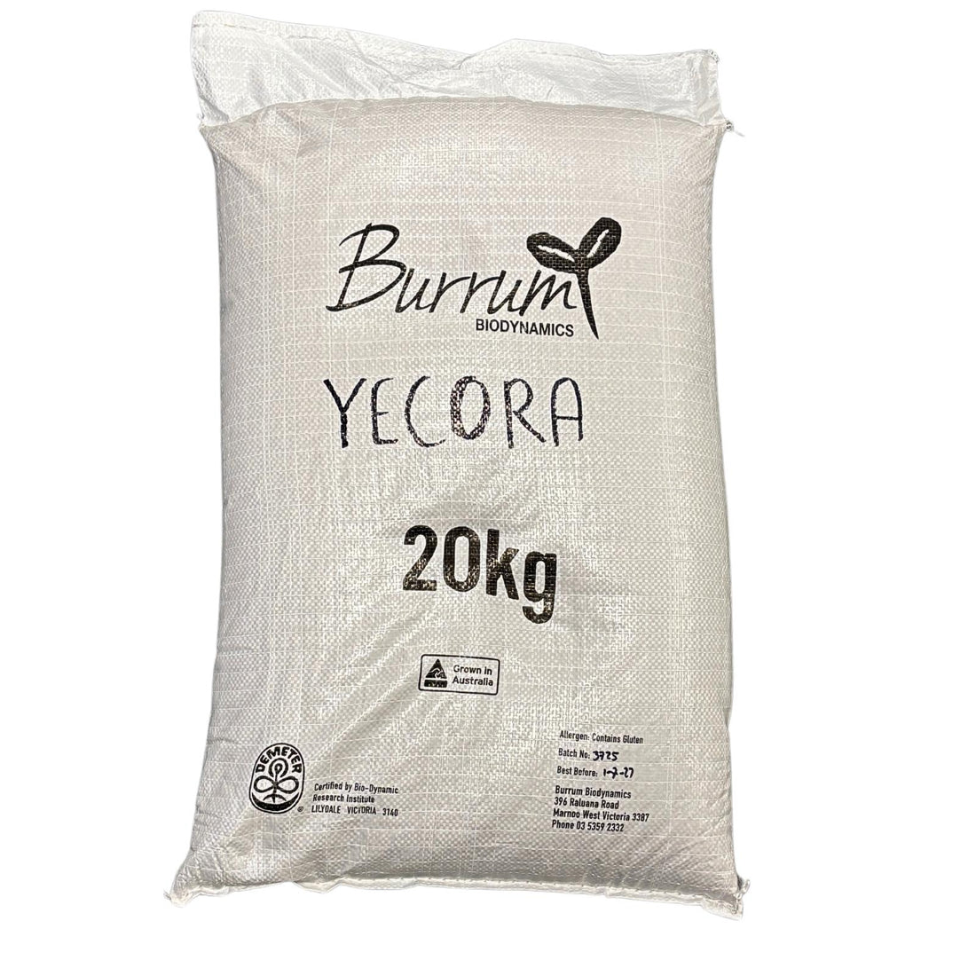 Australian grown hard red wheat for milling. 
