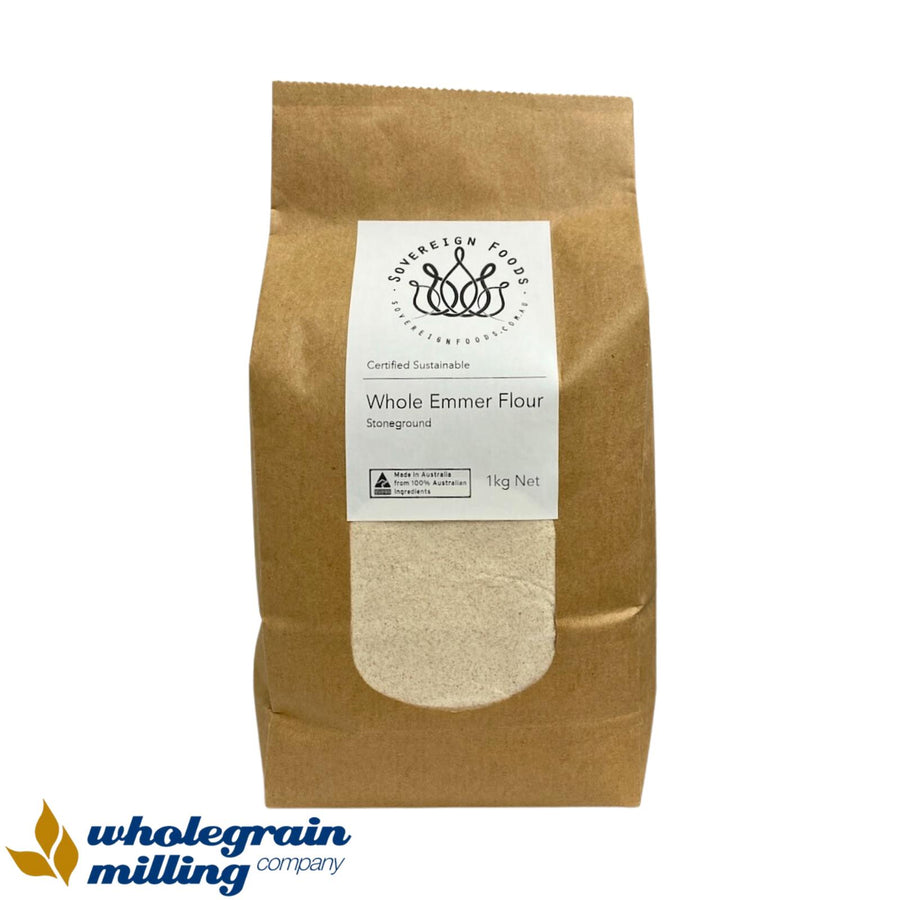 Whole Emmer Flour Stoneground and Certified Sustainable 1kg