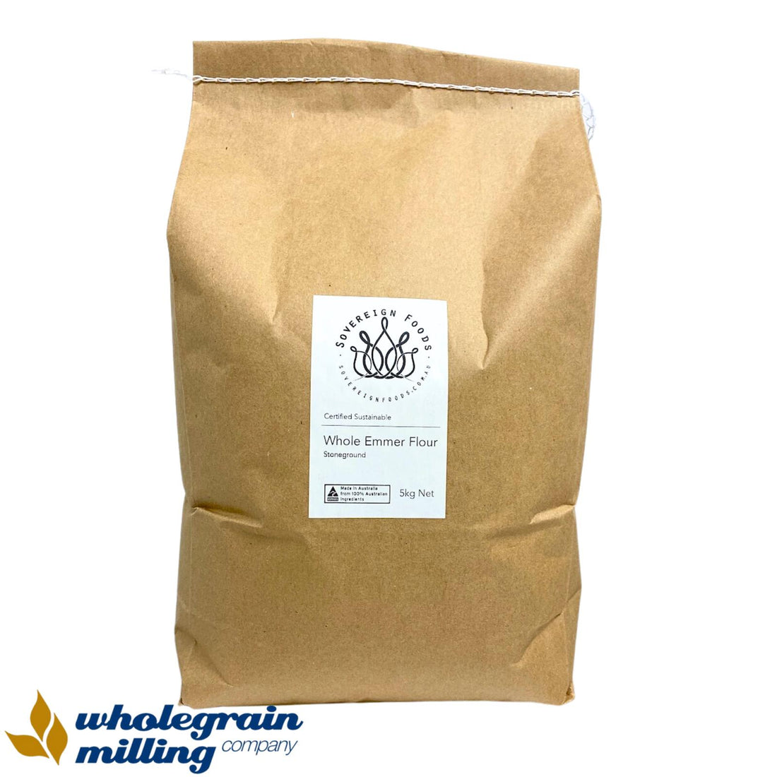 Emmer Flour Whole Stoneground and Certified Sustainable 5kg