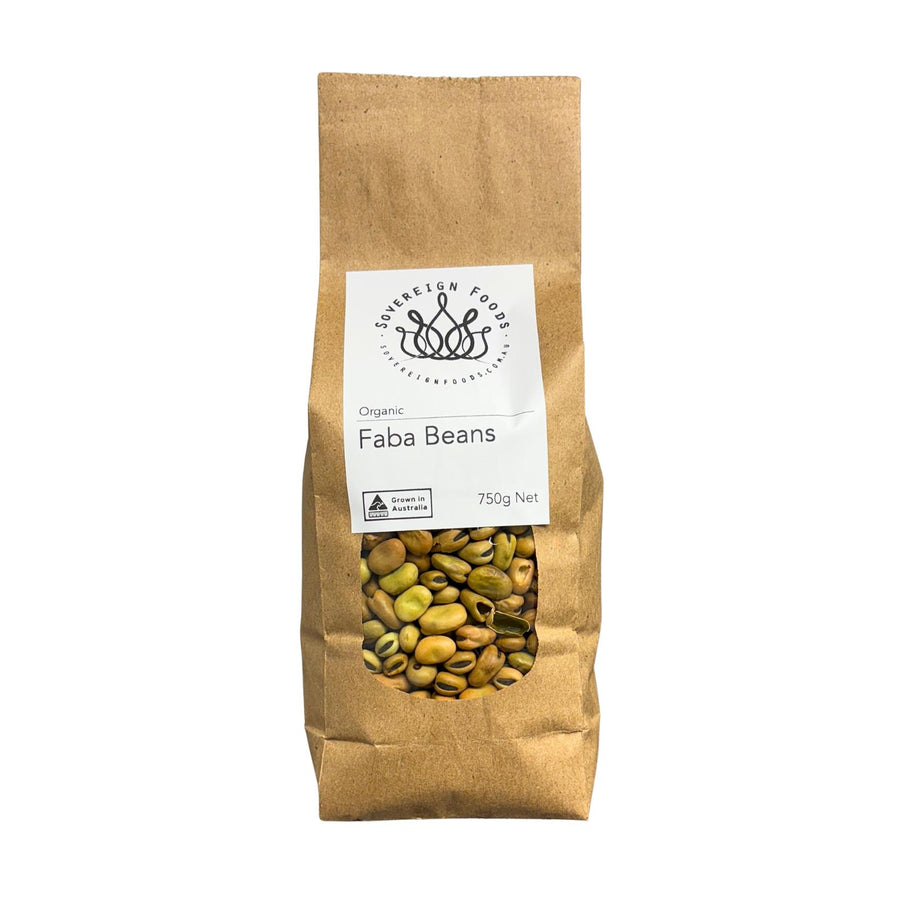 Faba Examples Organic Faba Beans 750g | Australian Grown