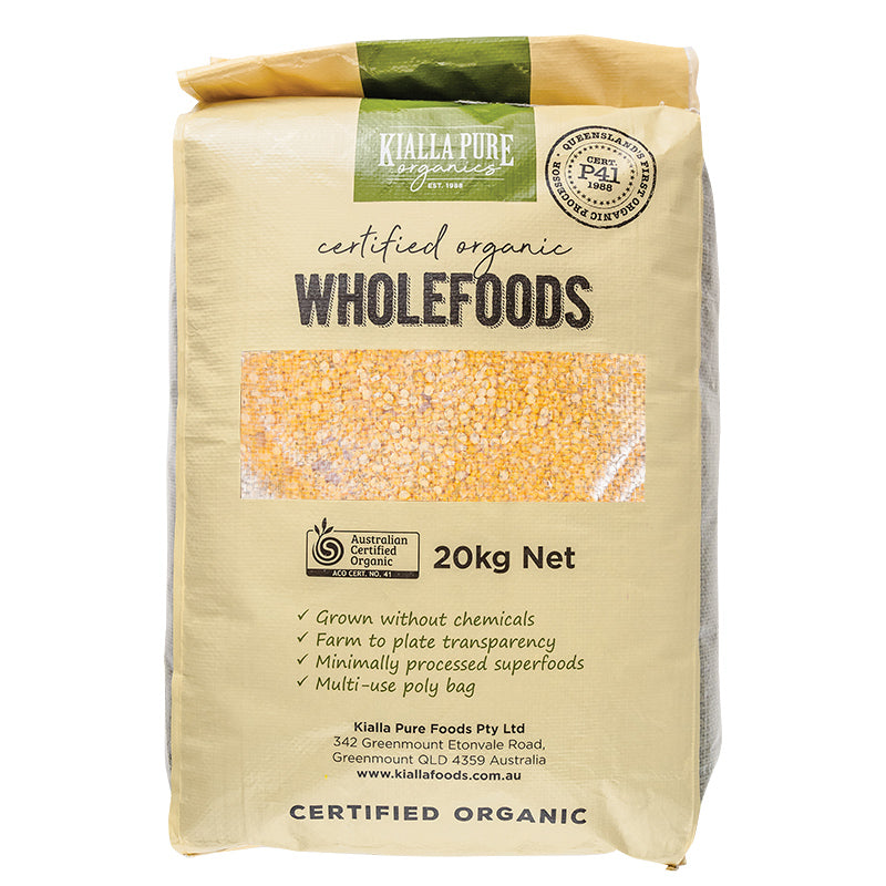 Chana Dal Organic 20kg
