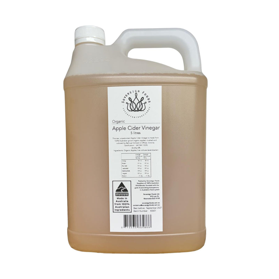 Apple Cider Vinegar Organic 5 litre