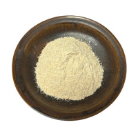 A bowl of organic heritage wheat flour. 