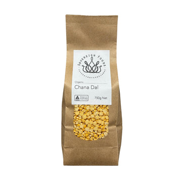 Organic Chana Dal, also known as split chickpeas or Channa Dahl