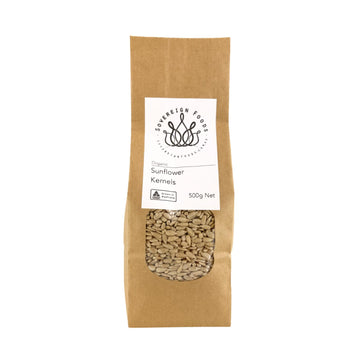 Organically grown Australian Sunflower Kernels. Sunflower Seeds