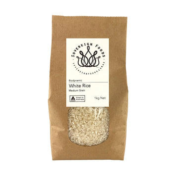 White Rice Medium Grain Organic 1kg