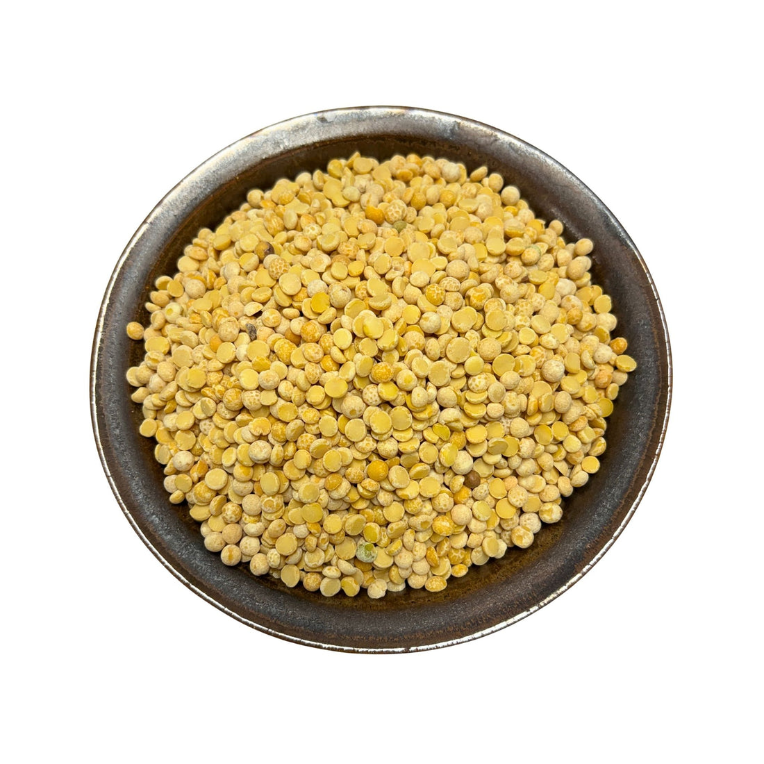 A bowl of Australian grown yellow split peas