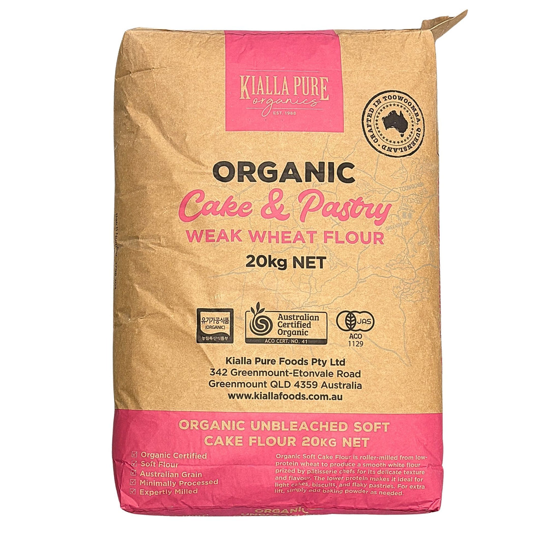 Soft Wheat Flour Organic 20kg