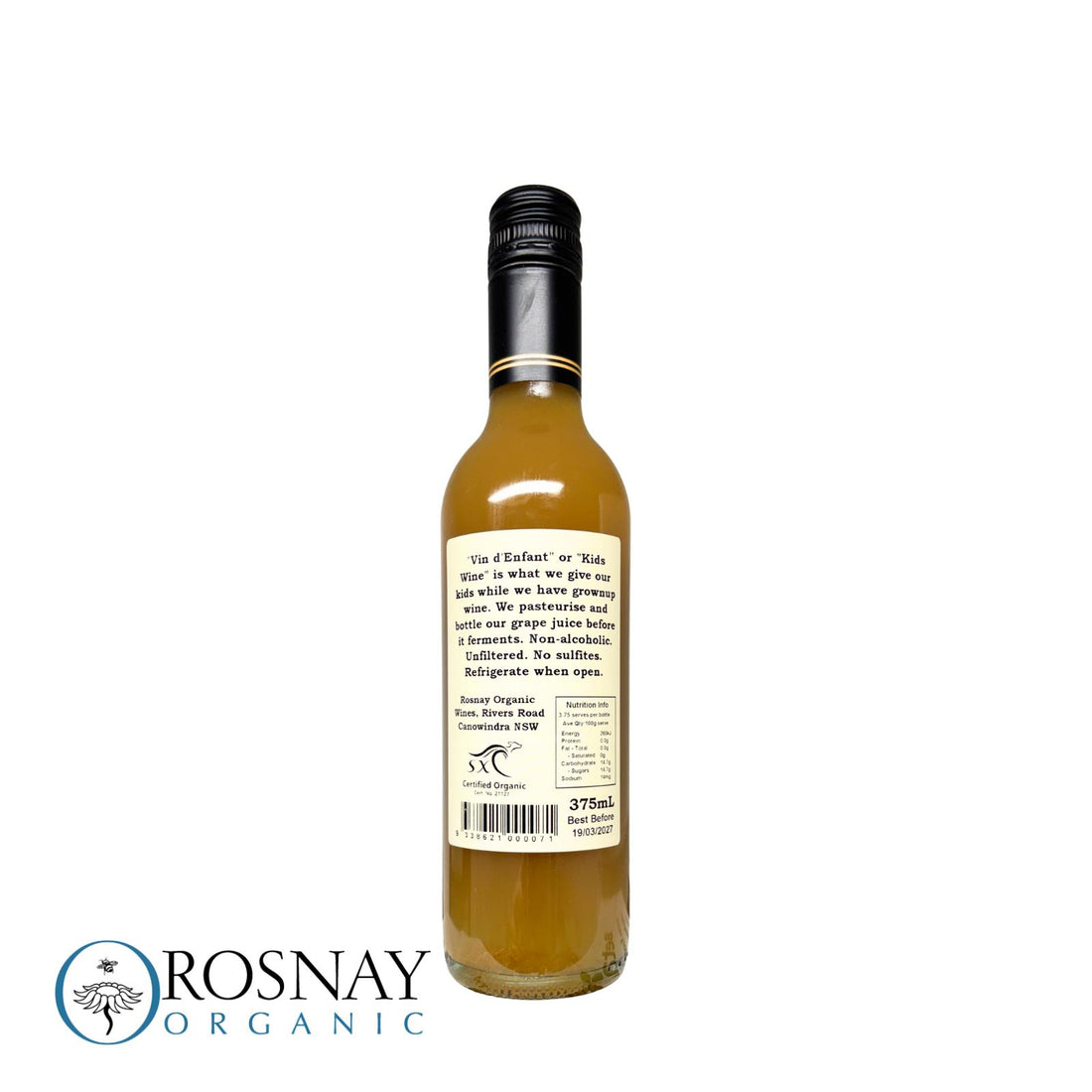 Grape Juice Vermentino Organic 375ml