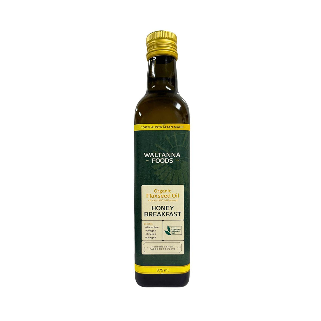 Linseed Oil with Honey Breakfast Dressing Organic 375ml
