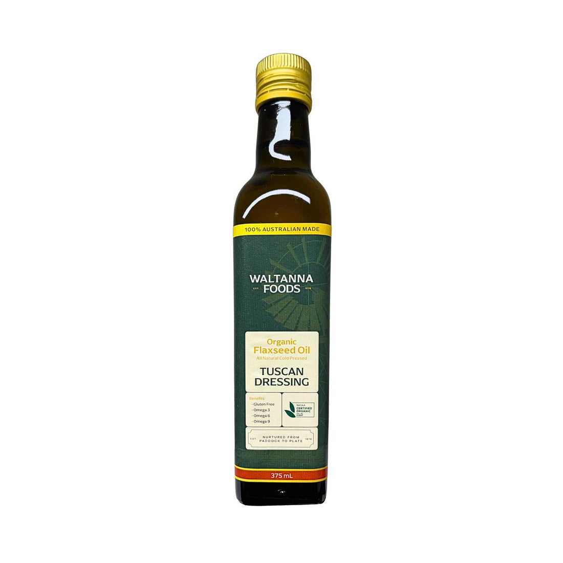 Linseed Oil Tuscan Dressing Organic 375ml
