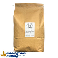 A 5kg bag of Older variety, non hybrid wheat flour. Federation wheat grown in QLD
