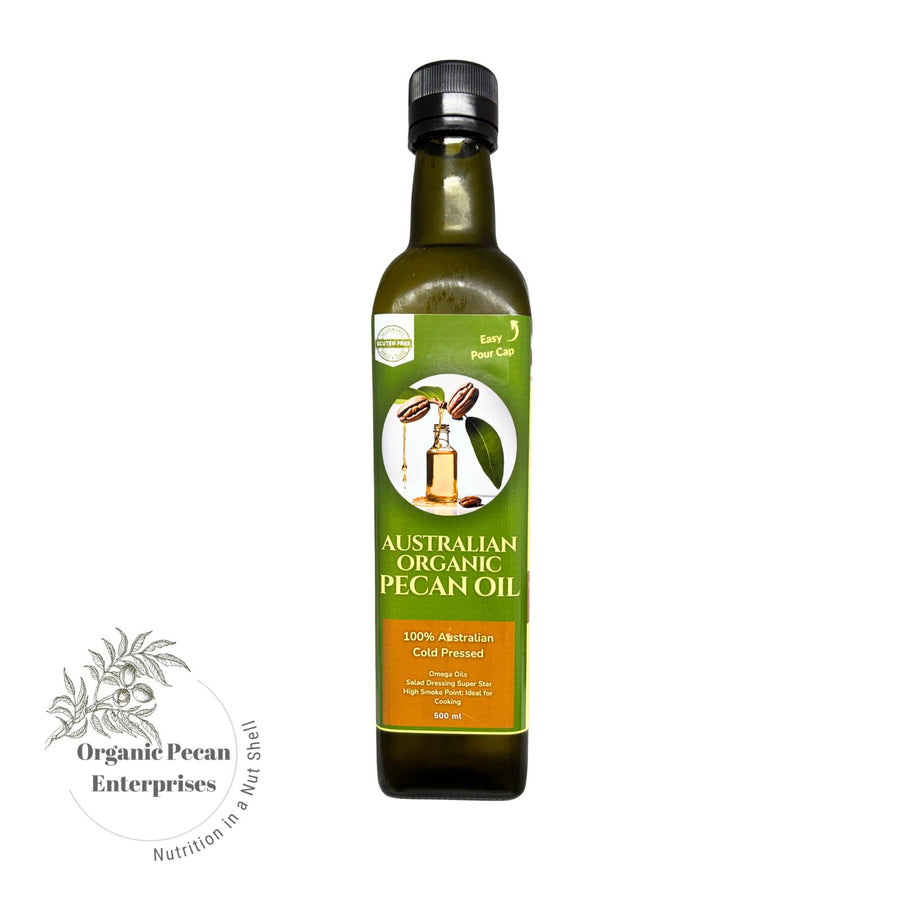 Pecan Oil Organic 500ml | Cold Pressed