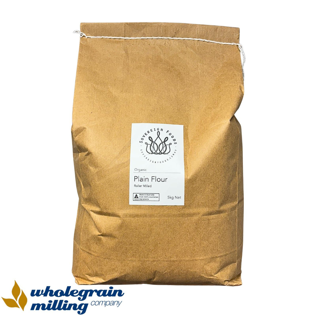 Plain Flour Roller Milled Organic 5kg