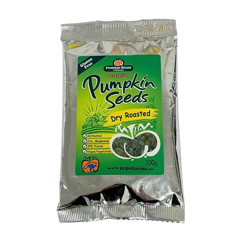Pumpkin Seeds Roasted and Unsalted 100g