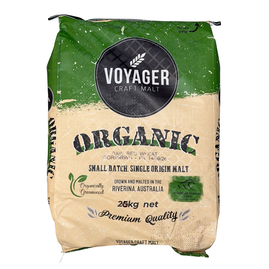 Wheat Grain Soft Red Biodynamic 20kg | Beaufort Variety