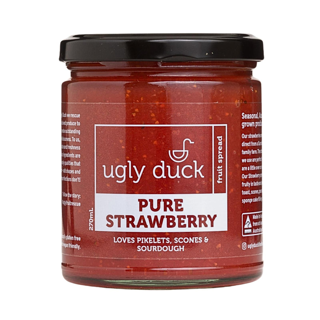 Fruit Spread Pure Strawberry 255g