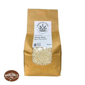 White Rice Medium Grain Rainfed Chemical Free 1kg