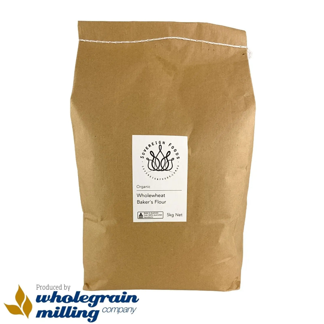 Baker's Flour Whole Stoneground Organic 5kg