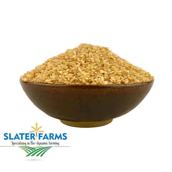 Organic Brown Rice 1kg | Biodynamic | Slater Farms | Rainfed Rice