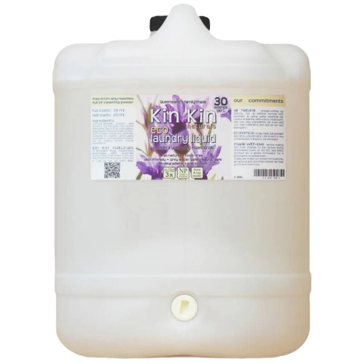 Laundry Liquid Lavender & Ylang Ylang BULK 20L-Household-Kin Kin Naturals-Sovereign Foods-Cleaning-Australian Made