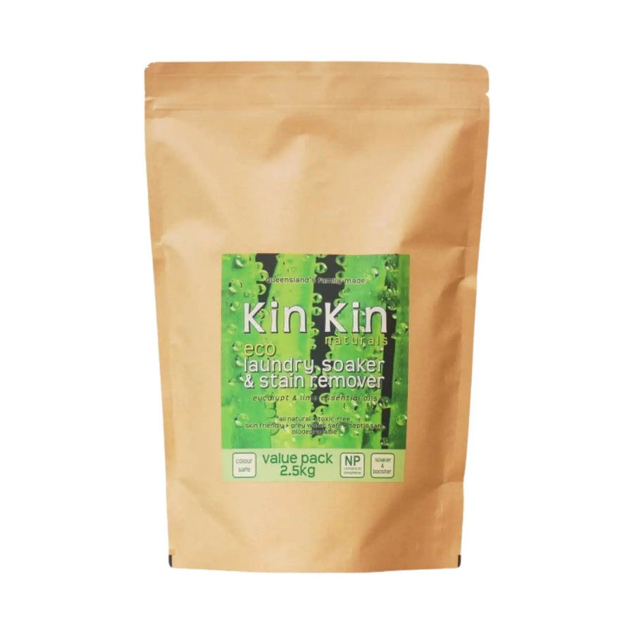 Laundry Soaker Eucalypt & Lime 2.5kg-Household-Kin Kin Naturals-Sovereign Foods-Cleaning-Australian Made