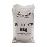 Lentils Red Split Biodynamic 10kg-Pulse & Grain-Burrum Biodynamics-Sovereign Foods-Lentils-Australian Grown-Organic-Bulk