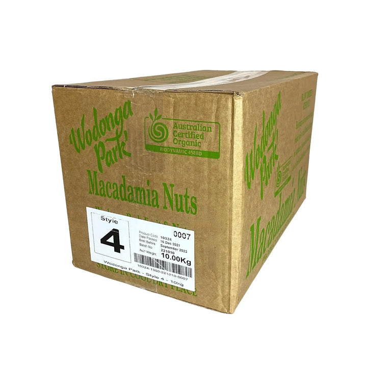 Macadamia Raw Biodynamic 10kg-Nuts & Seeds-Wodonga Park Fruit and Nuts-Sovereign Foods-Organic-Biodynamic-Australian Grown Macadamias-Nuts