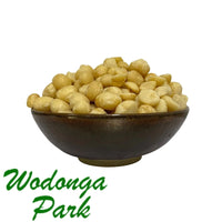 Macadamia Roasted and Salted Biodynamic 300g-Nuts & Seeds-Wodonga Park Fruit and Nuts-Sovereign Foods-Organic-Biodynamic-Australian Grown Macadamias-Nuts