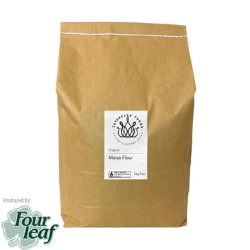 Maize Flour Organic 5kg-Flour & Baking-Four Leaf Milling-Sovereign Foods-Australian Grown-Organic-Bulk Foods